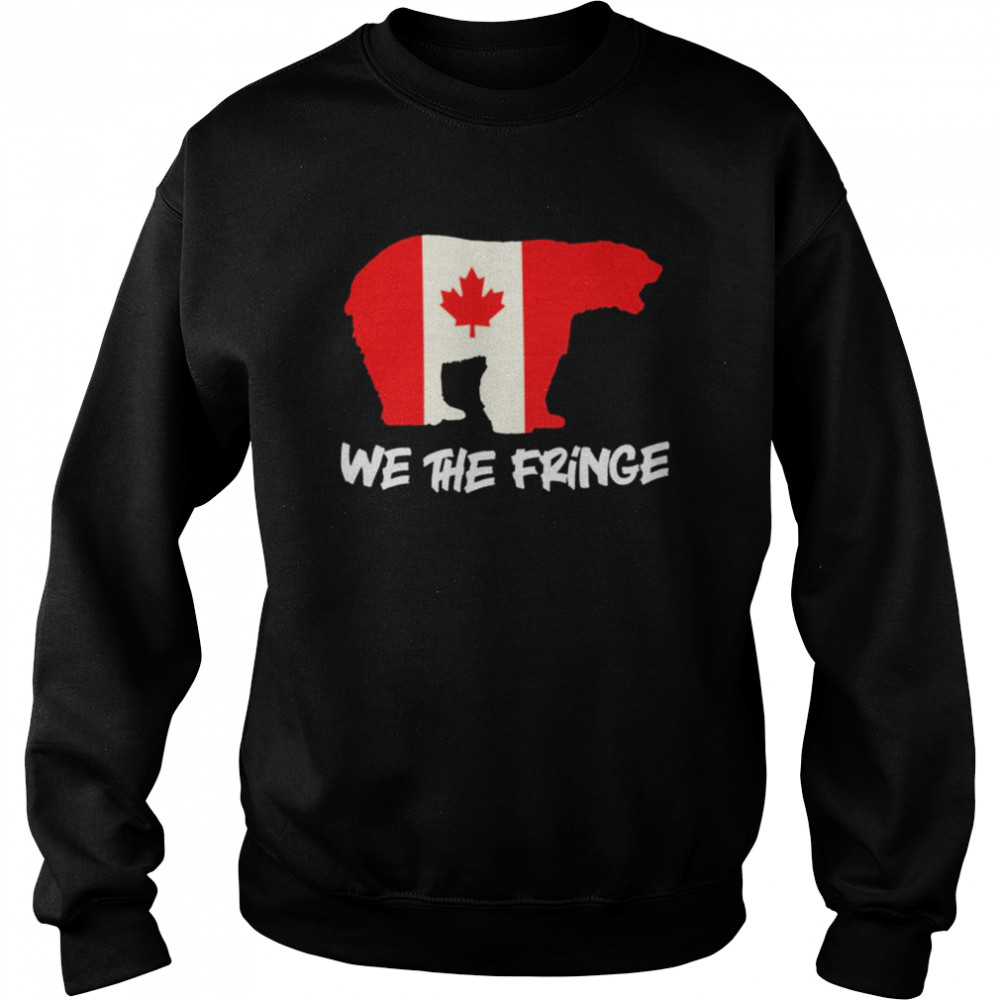 We the Fringe Canadian Truckers Canada Truck  Unisex Sweatshirt