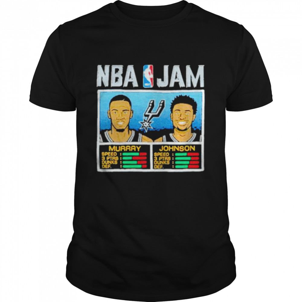 San Antonio Spurs NBA Jam Dejounte Murray and Keldon Johnson shirt