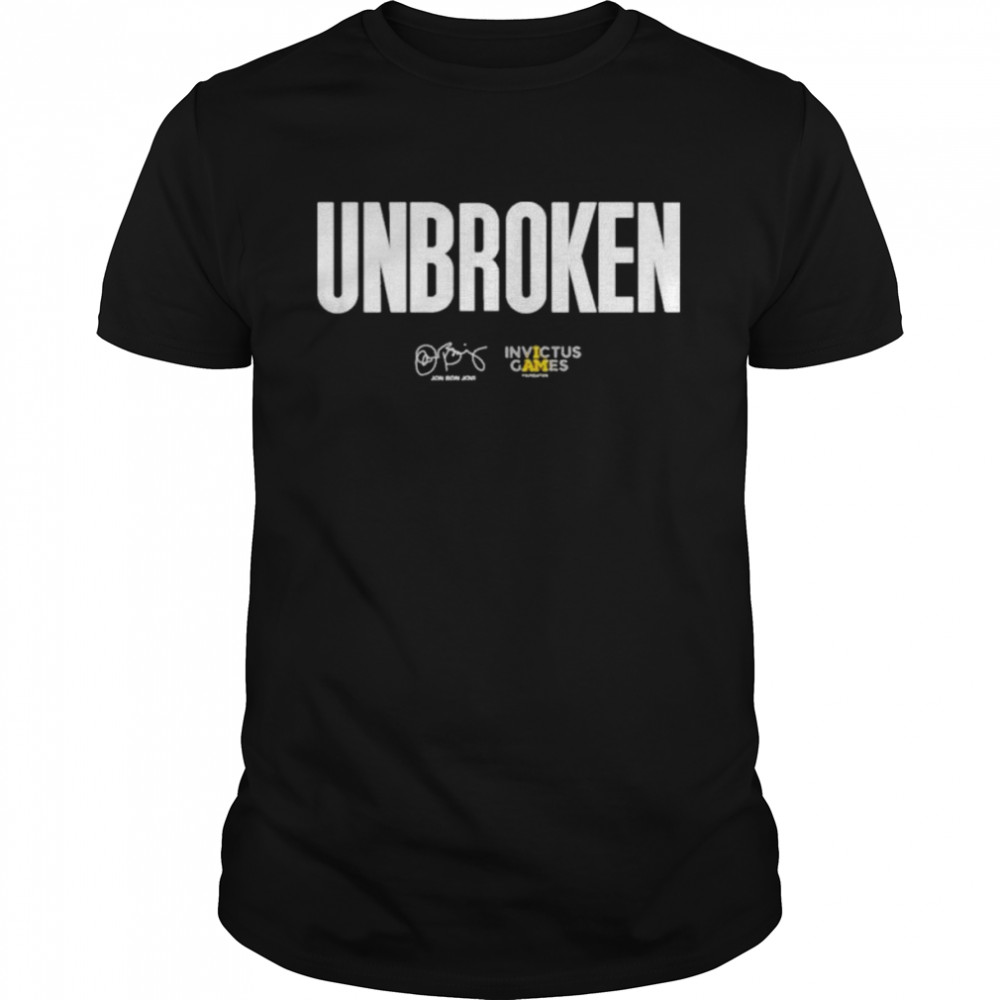 Unbroken Jon Bon Jovi Invictus Games Foundation shirt