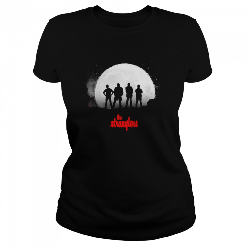 The Stranglers The Last Man On The Moon  Classic Women's T-shirt