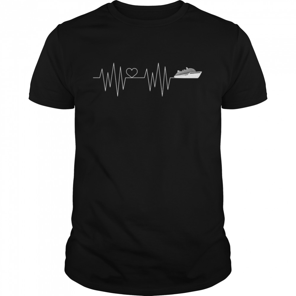 Heartbeat heart rate heart line cruise Shirt