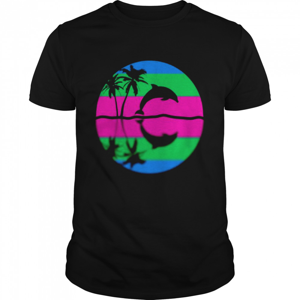 Subtle Polysexual Pride Sunset, Poly Flag, Pride Month  Classic Men's T-shirt