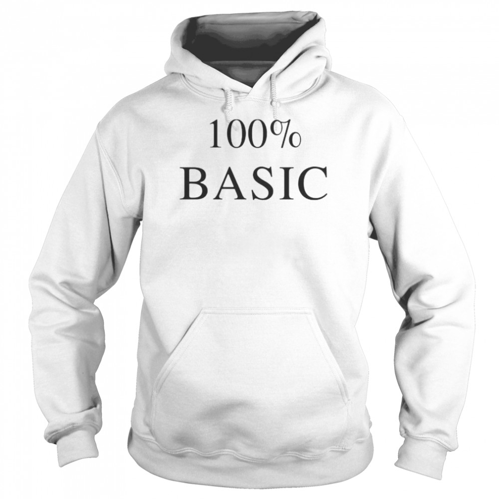 100% Basic shirt Unisex Hoodie