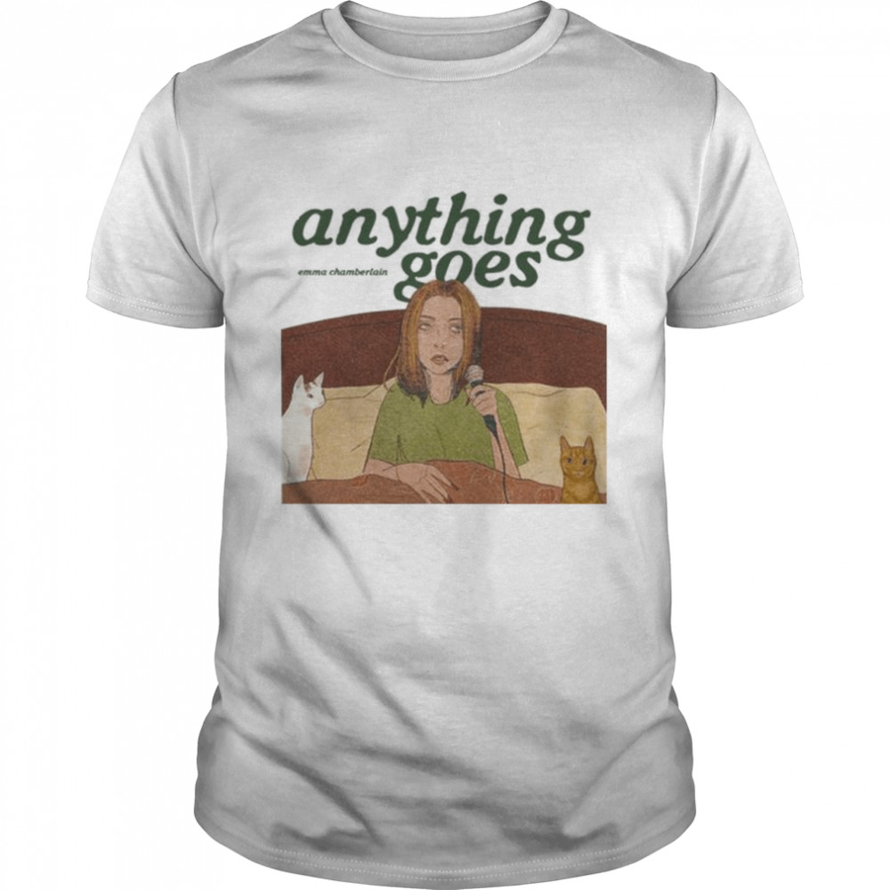 Emma Chamberlain Merch Anything Goes  Classic Men's T-shirt