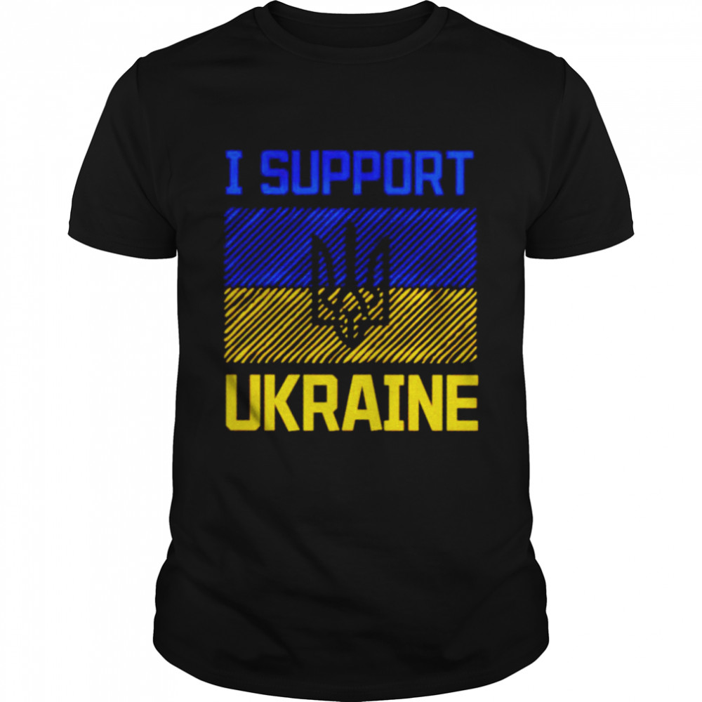I support Ukraine shirt Classic Men's T-shirt