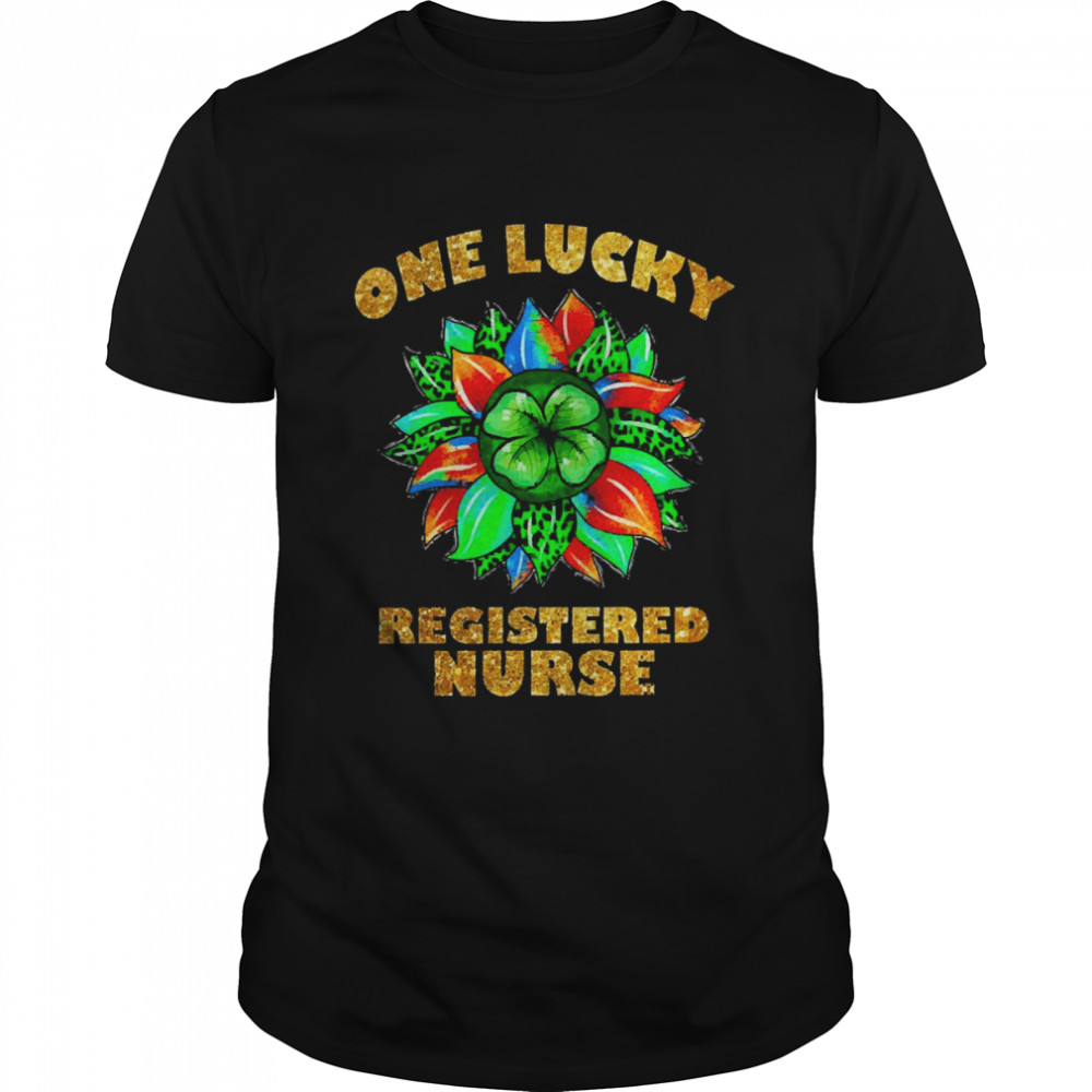 One Lucky Registered Nurse Shirt