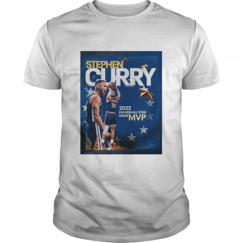 Stephen Curry 2022 KIA NBA All-Star Game MVP Poster Shirt