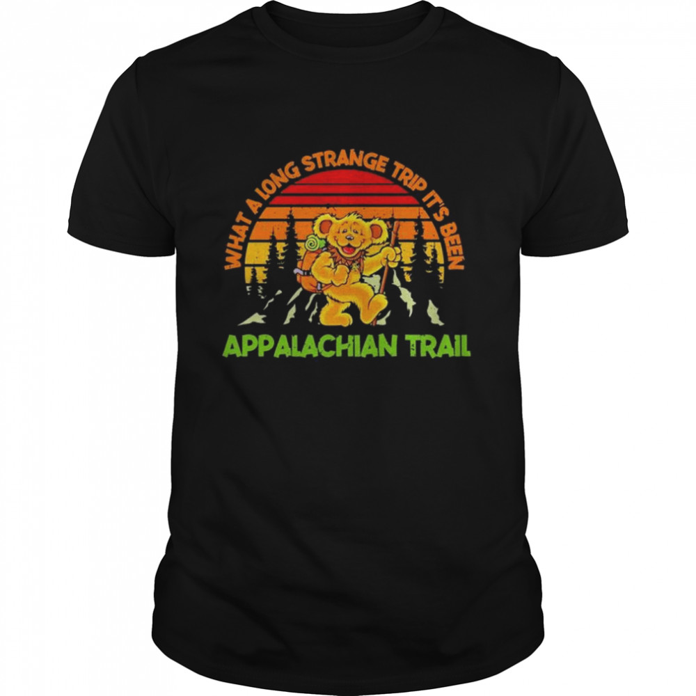 What A Long Stranger Trip It’s Been Appalachian Trail Deadhead Vintage T-Shirt