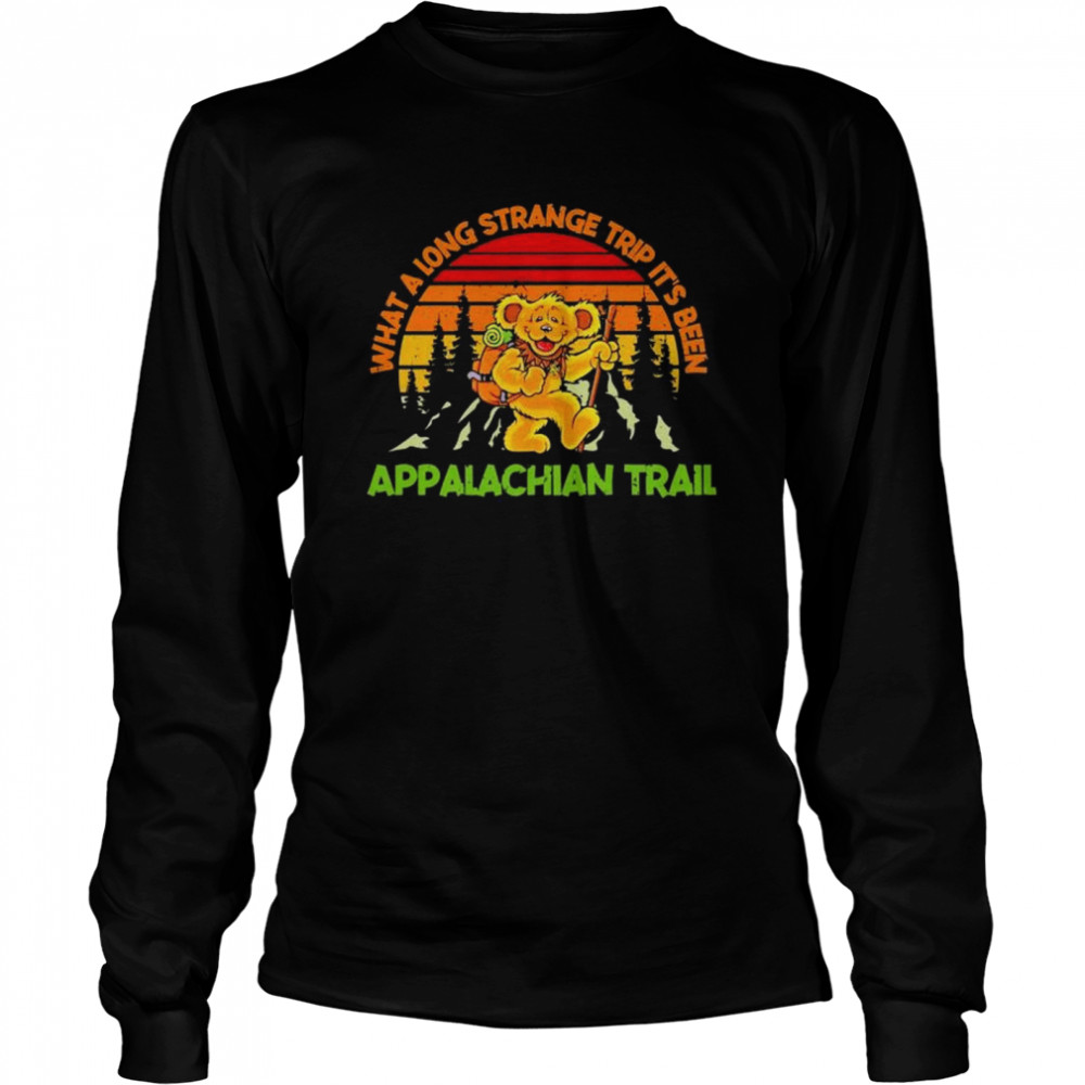 What A Long Stranger Trip It’s Been Appalachian Trail Deadhead Vintage T- Long Sleeved T-shirt