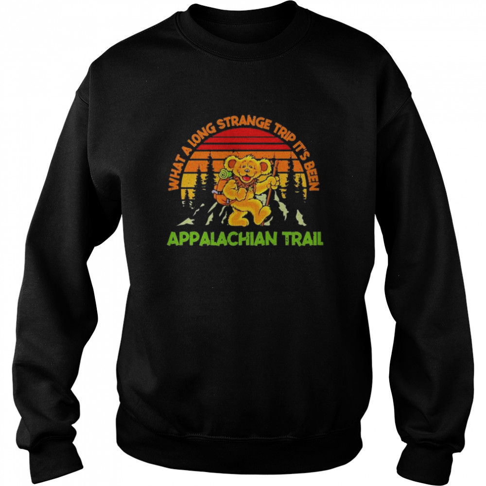What A Long Stranger Trip It’s Been Appalachian Trail Deadhead Vintage T- Unisex Sweatshirt