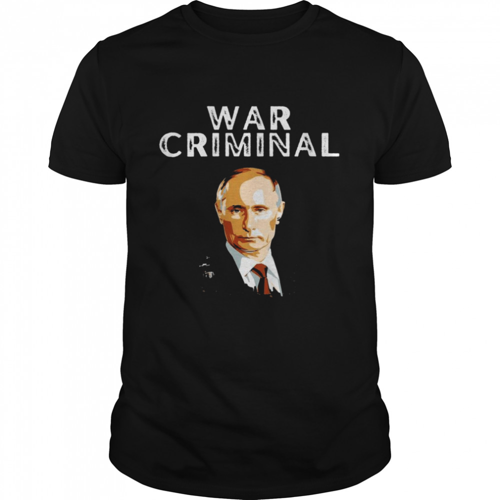Womens War Criminal Putin Anti Vladimir Putin  Classic Men's T-shirt
