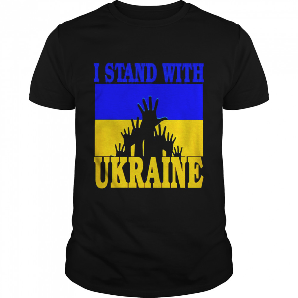 Hands I Stand With Ukraine Shirt