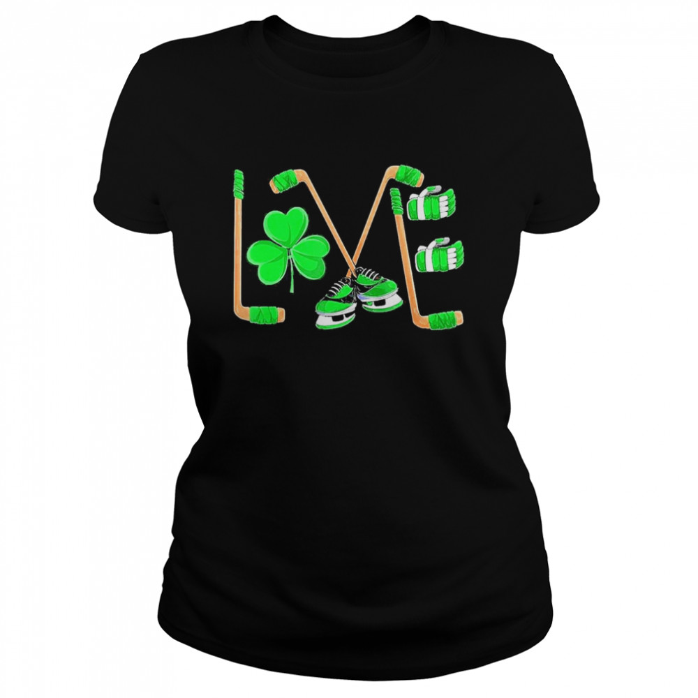 Irish Boys Ice Hockey St Patricks Day  Classic Women's T-shirt