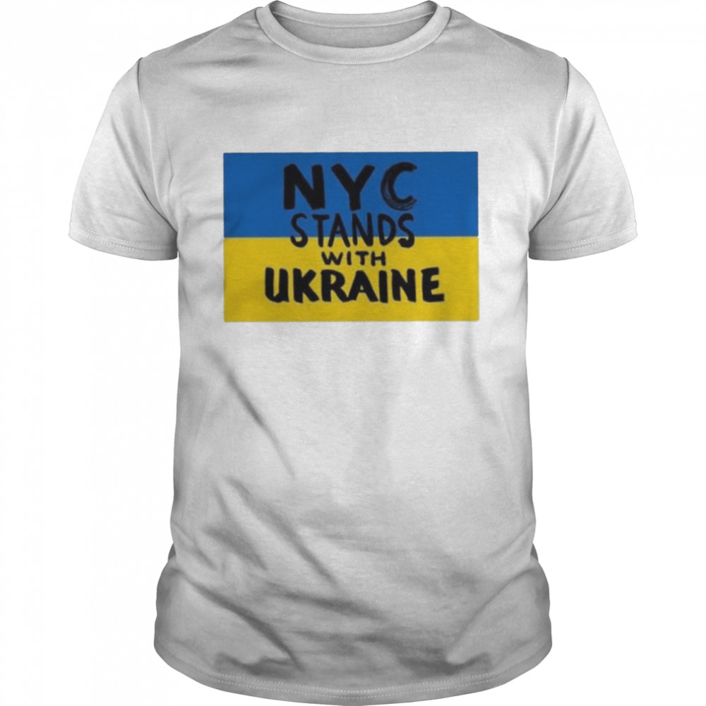 Mayor Eric Adams Nyc Stands With Ukraine shirt Classic Men's T-shirt