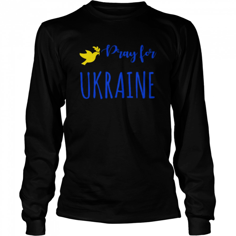 Pray For Ukraine Long Sleeved T-shirt