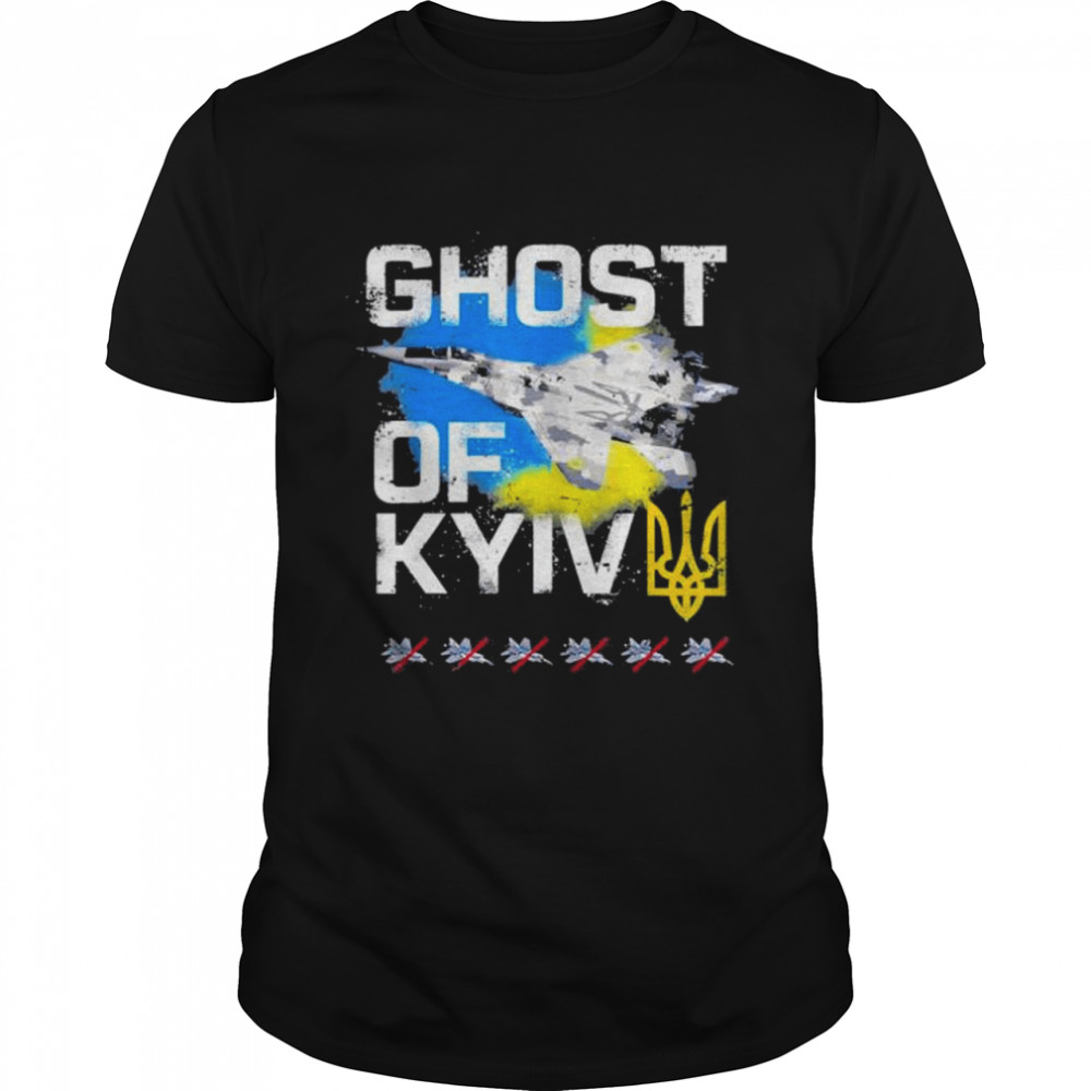 The Ghost Of Kyiv Ukraine Fighter Jet Peace Ukraine shirt