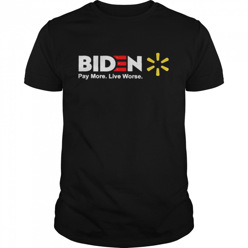 Biden pay more live worse shirt Classic Men's T-shirt