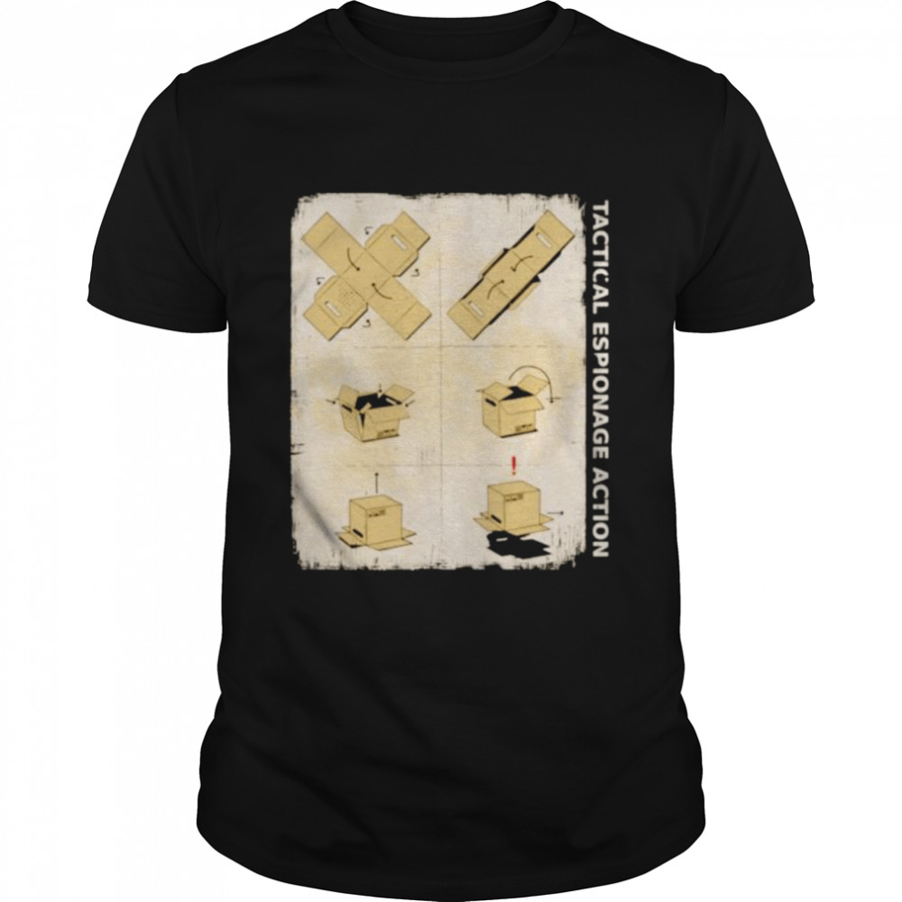 Metal Gear Solid tactical espionage action shirt