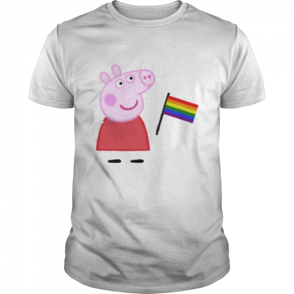 Peppa Pig gay flag shirt