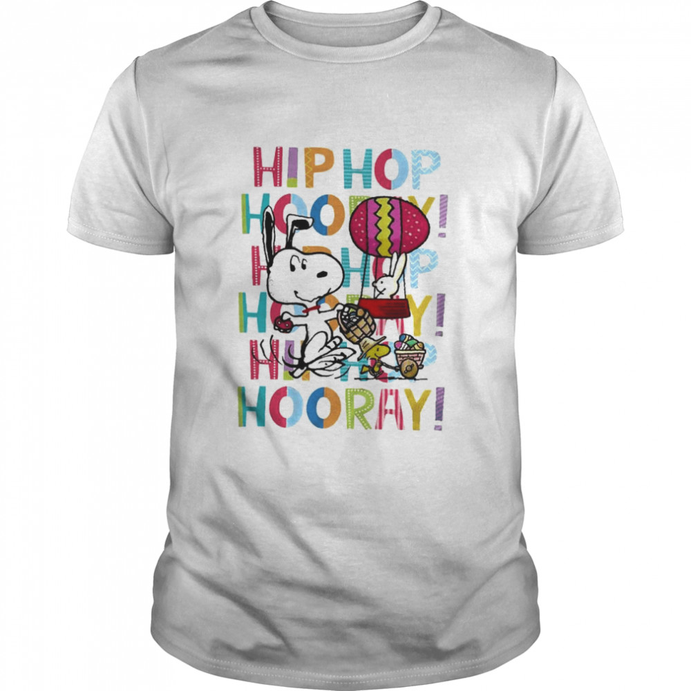 Snoopy And Woodstock Hip Hop Hooray T- Classic Men's T-shirt