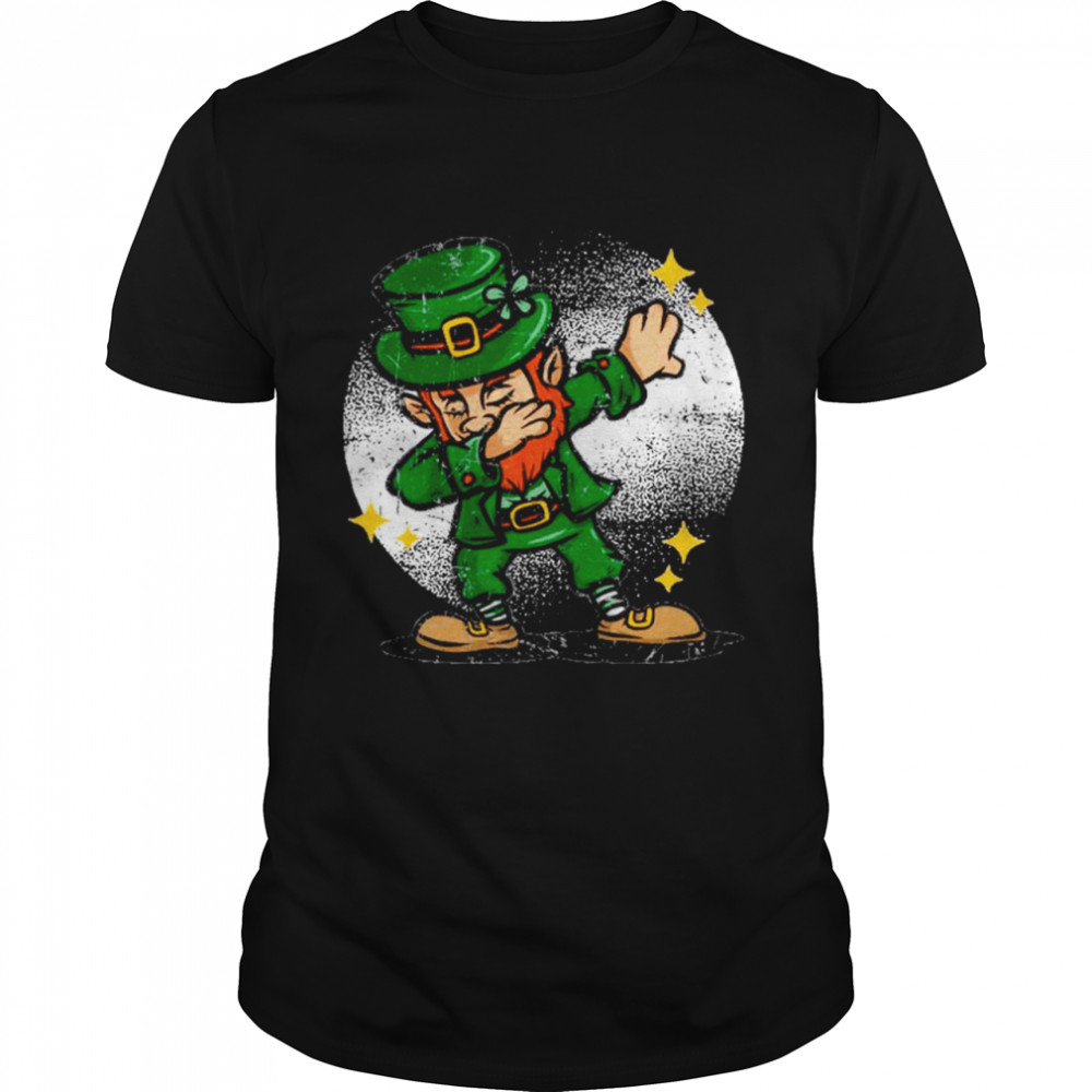 St. Patrick’s Day Dabbing Leprechaun  Classic Men's T-shirt