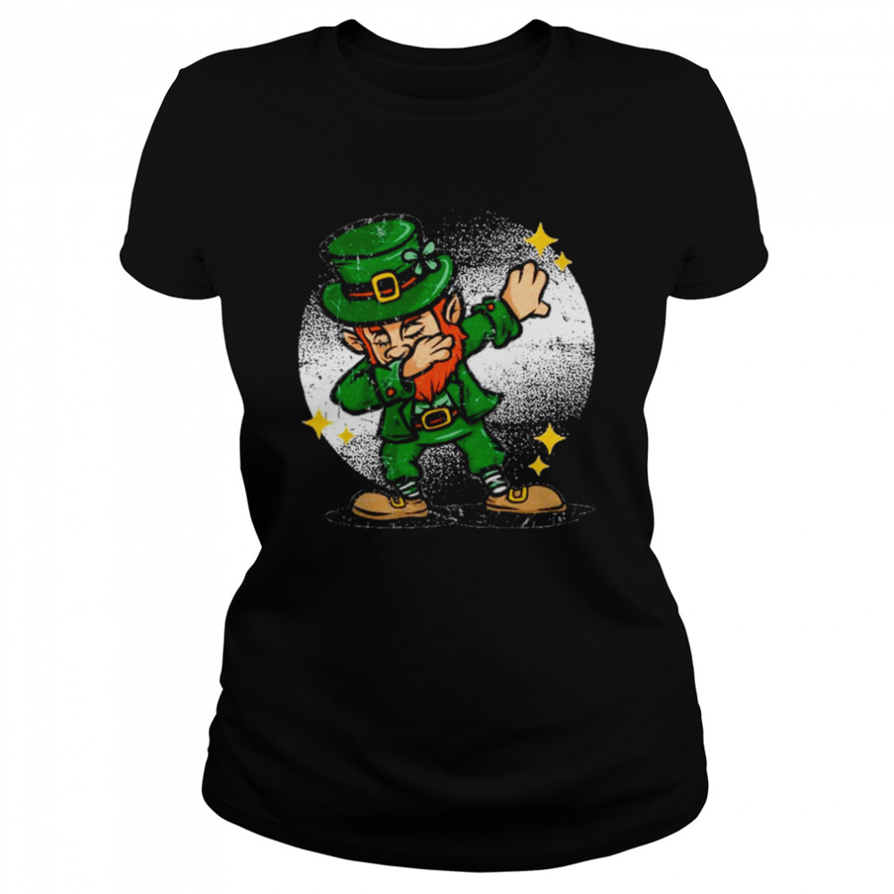 St. Patrick’s Day Dabbing Leprechaun  Classic Women's T-shirt