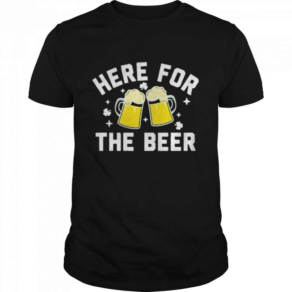 St Patrick’s day here for the beer shirt