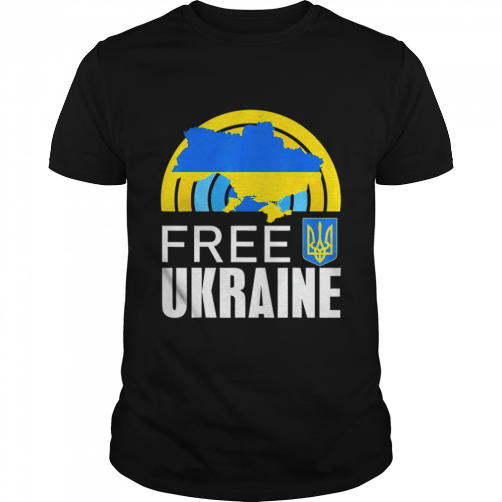 Support Ukraine I Stand With Ukraine Flag Free Ukraine Lover Peace Ukraine T-Shirt