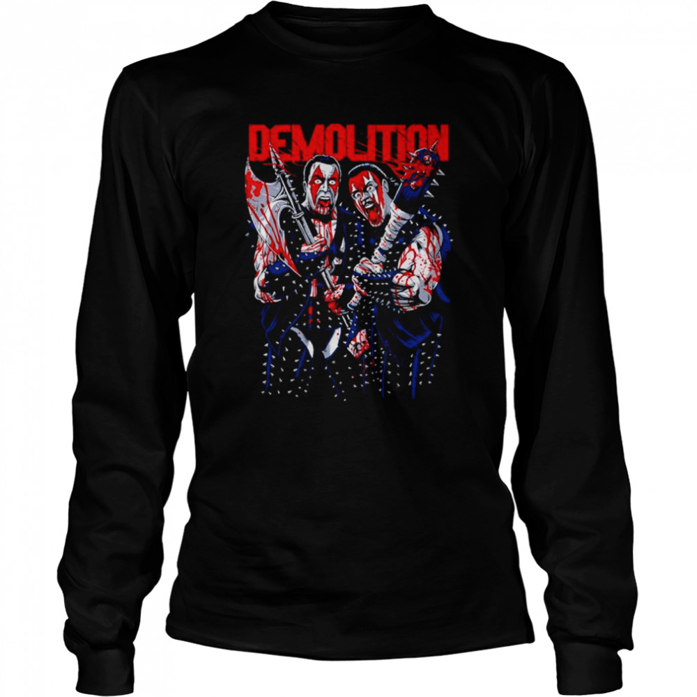 Demolition Wrecking Crew By Electric Zombie  Long Sleeved T-shirt