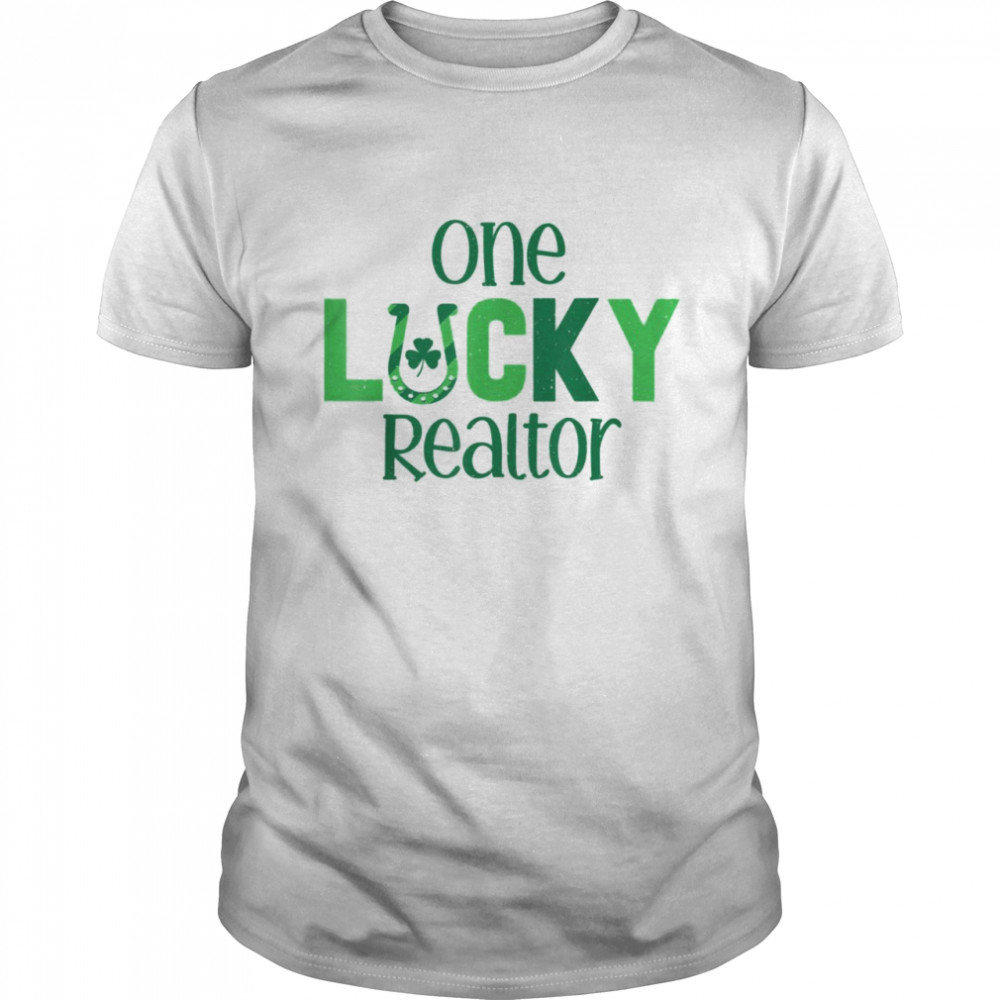 Saint Patricks Day Costumes for Realtor One Lucky Realtor Shirt