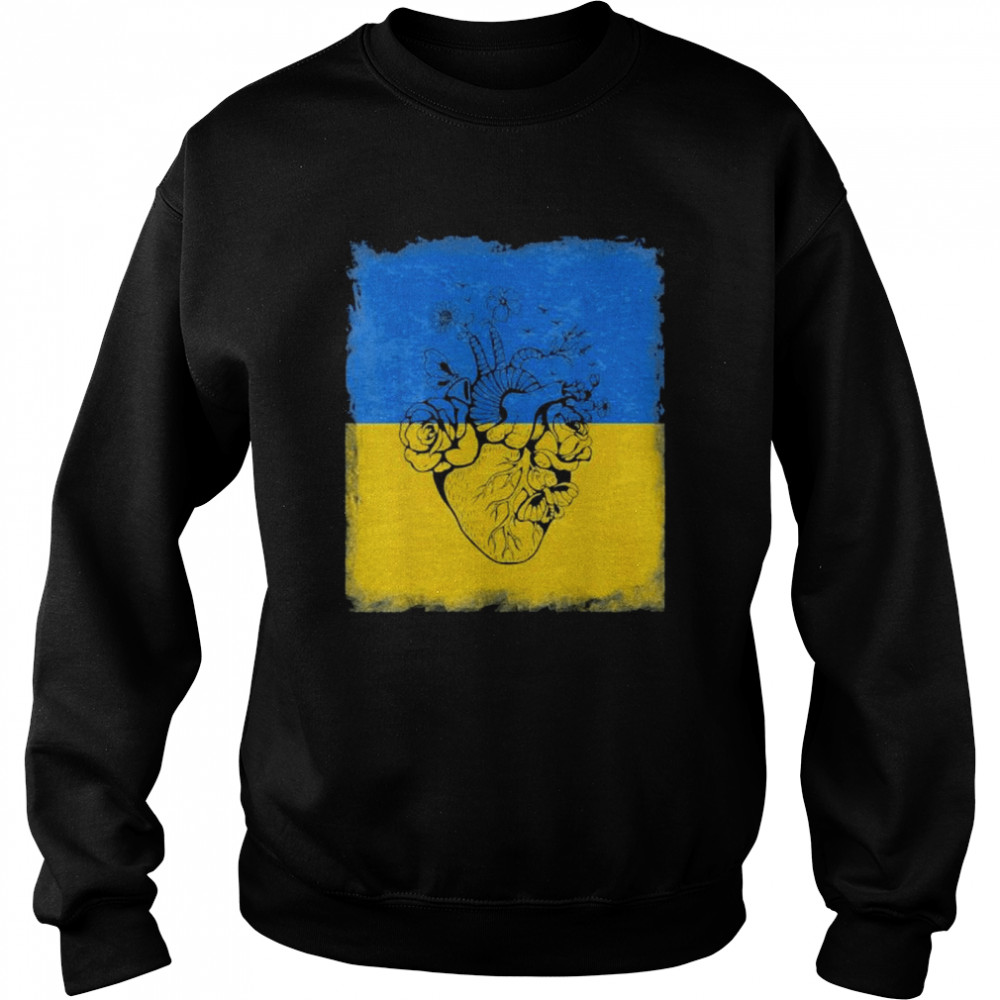 Ukrainian Lover I Stand With Ukraine Heart Peace Ukraine shirt Unisex Sweatshirt