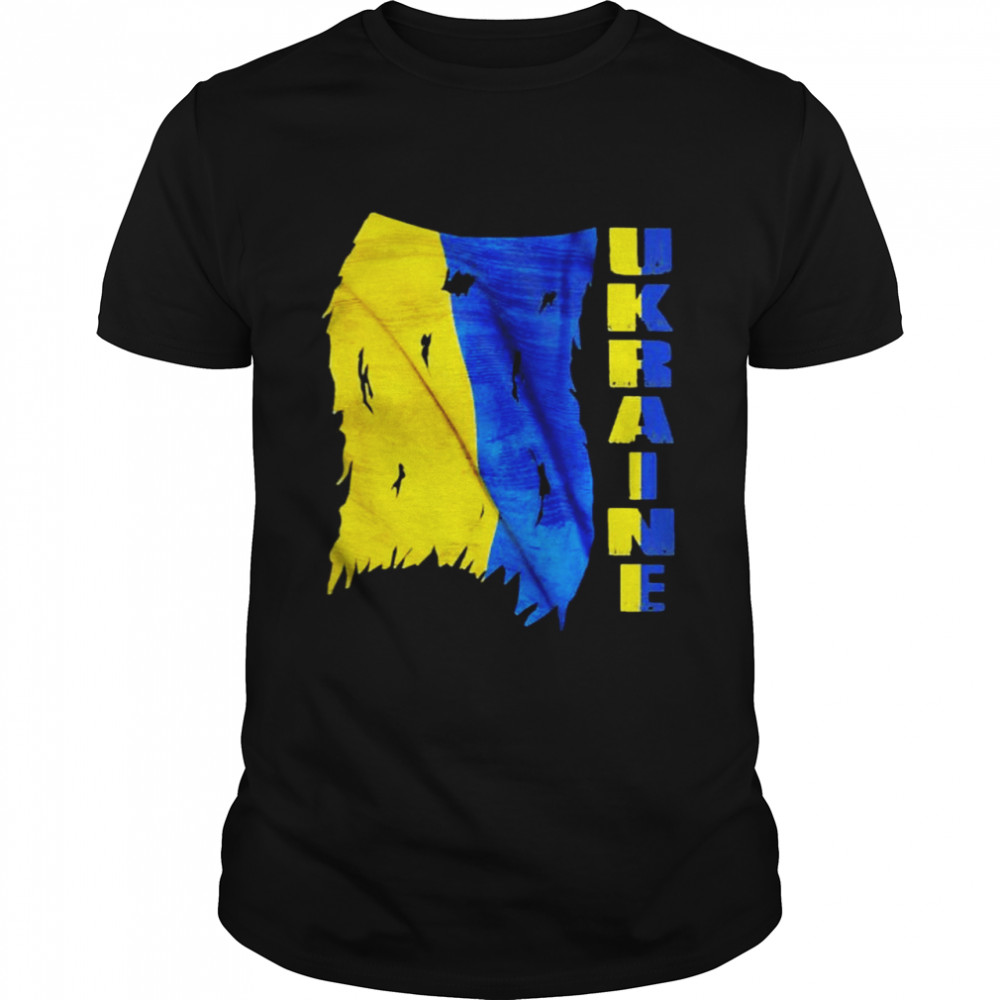 Vintage Ukraine Ukrainian Flag Pride t-shirt Classic Men's T-shirt