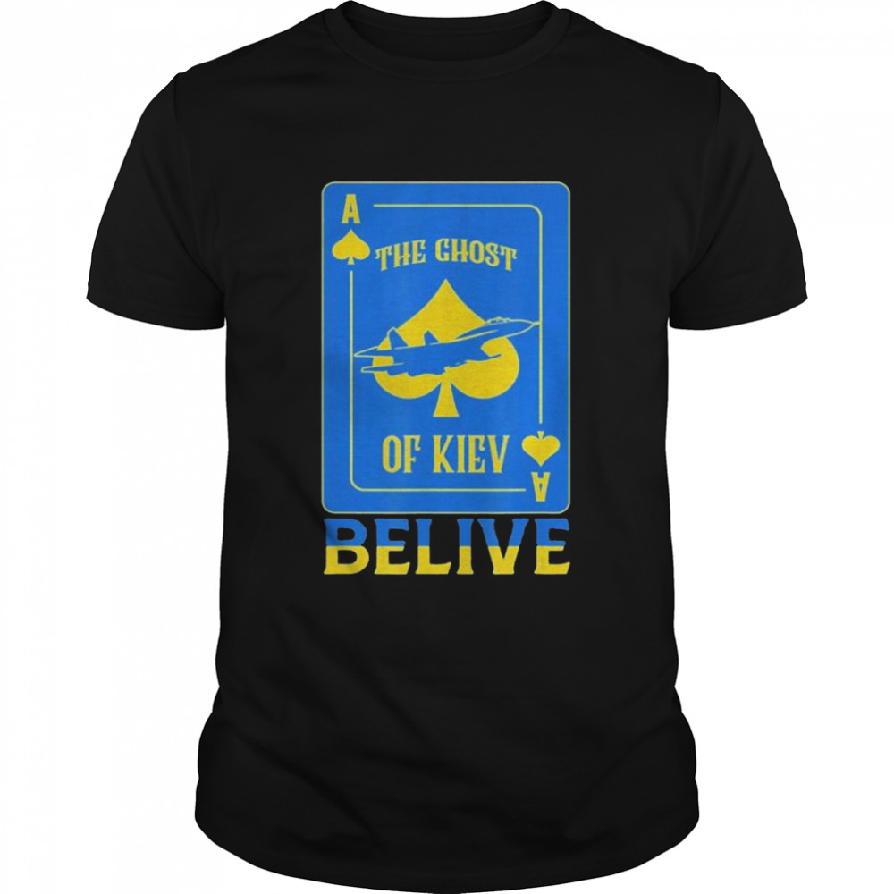 The Ghost of Kyiv I Stand With Ukraine Flag Support Peace Ukraine shirt