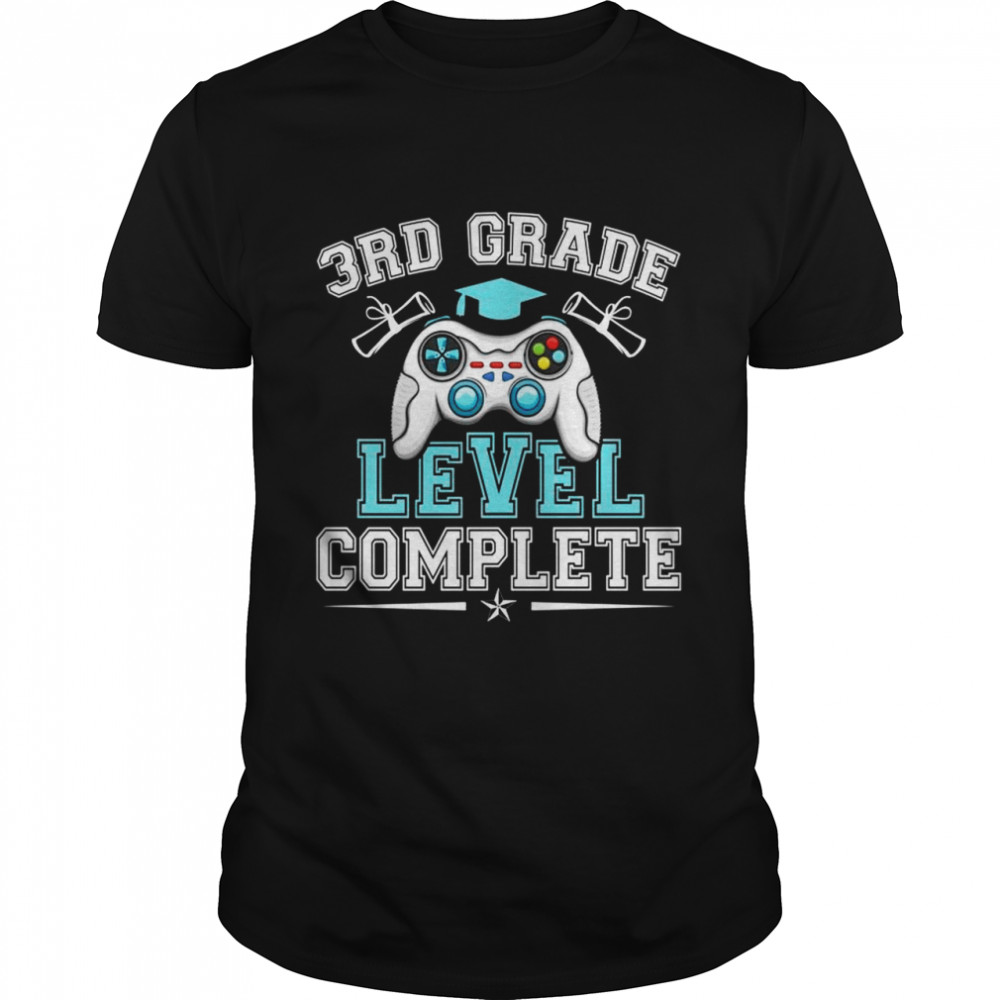 3rd Grade Level Complete Graduation 2021 Class Third Grade Shirt