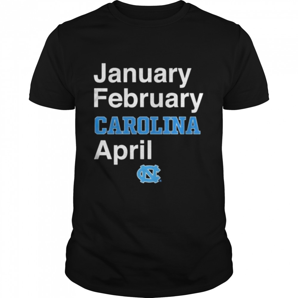 January February Carolina April shirt