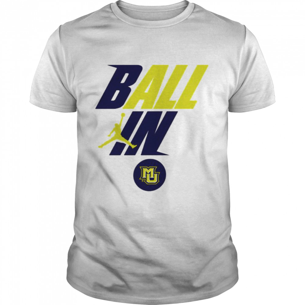 Marquette Golden Eagles ball in shirt