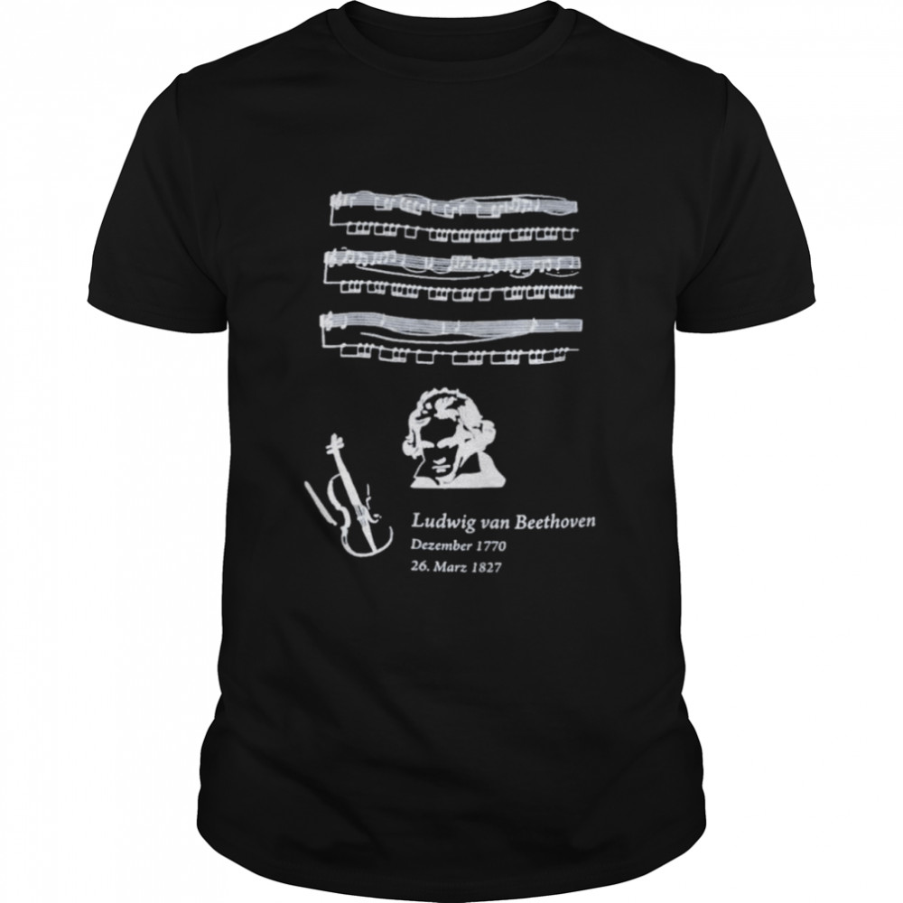 Symphony Ludwig Van Beethoven shirt