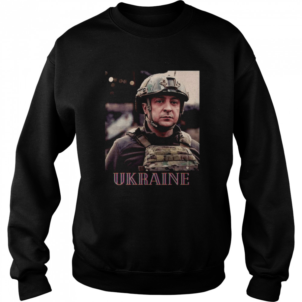Ukraine Patriot Volodymyr Zelensky Free Ukraine  Unisex Sweatshirt