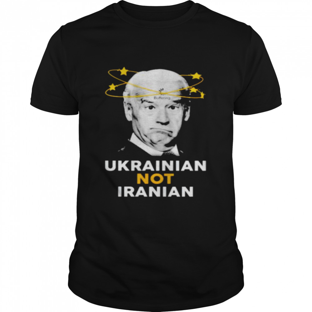 Biden buffering Ukrainian not Iranian shirt Classic Men's T-shirt