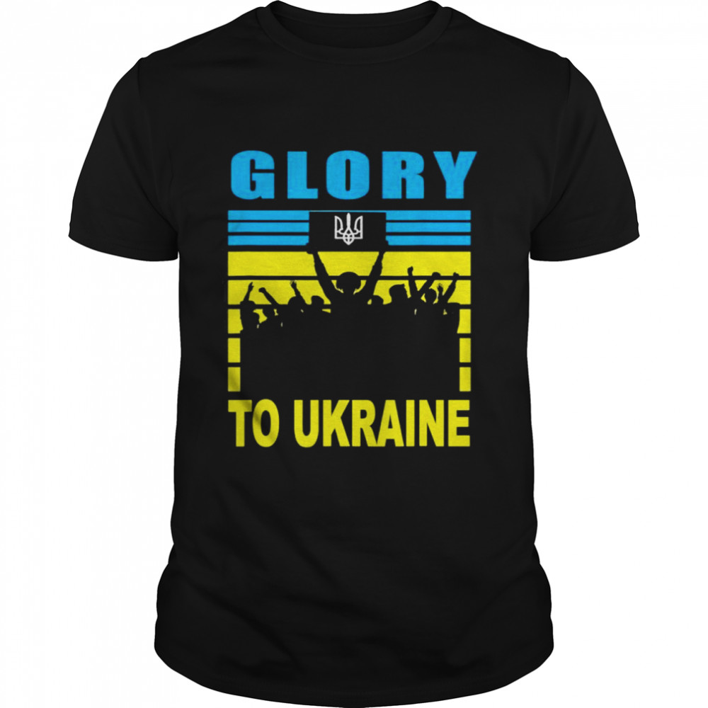 Glory To Ukraine I Stand With Ukraine Ukrainian Freedom Free Ukraine shirt