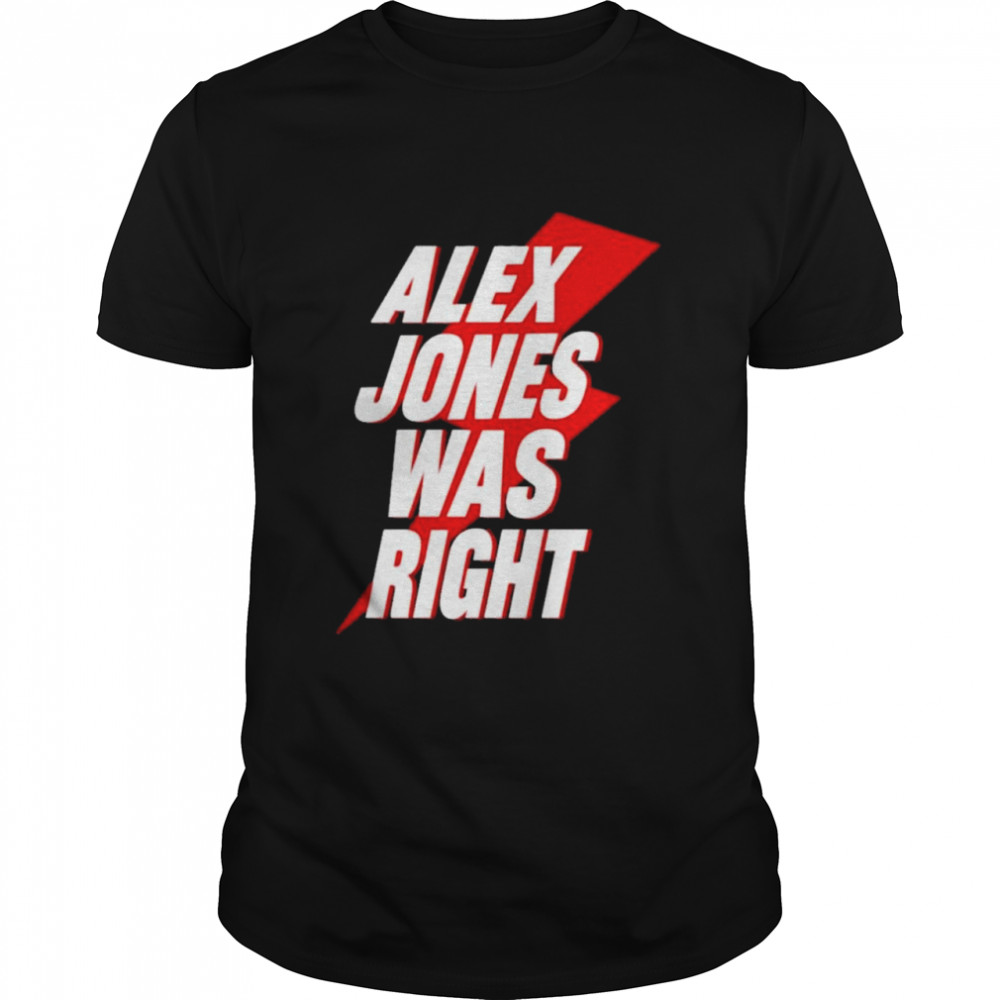 Justin alex jones was right shirt Classic Men's T-shirt