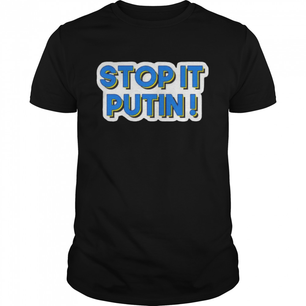 Ukraine stop it Putin shirt Classic Men's T-shirt