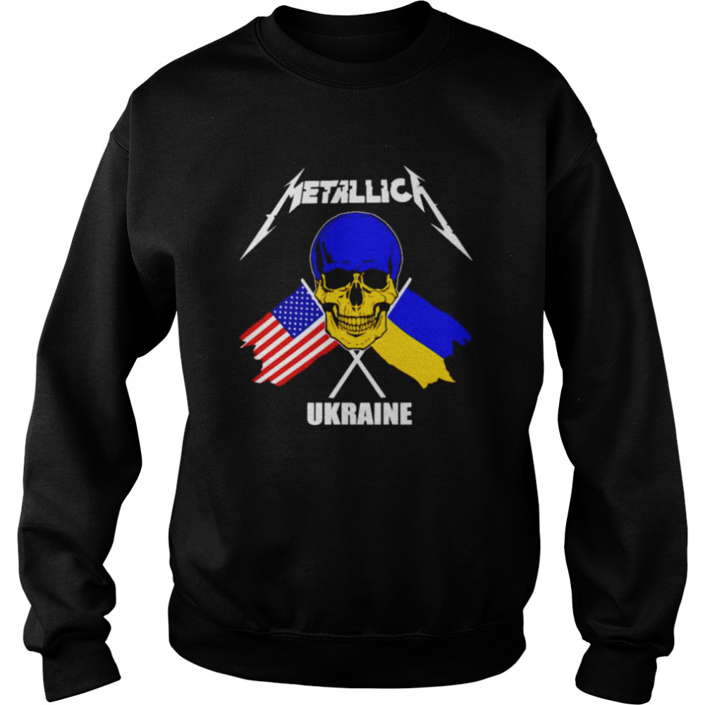 Skull Metallica Ukraine American shirt Unisex Sweatshirt