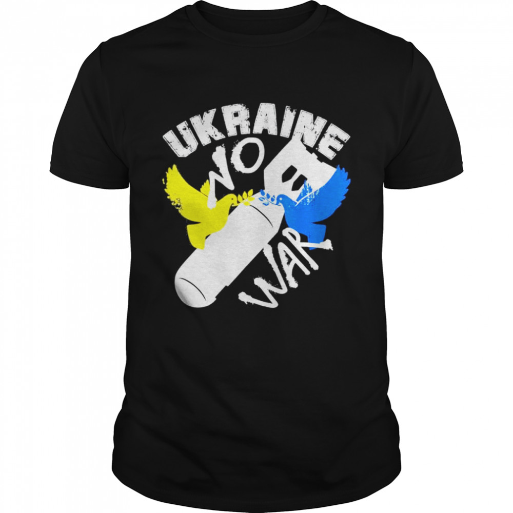 Ukraine No War Peace For Ukraine Love Ukraine shirt Classic Men's T-shirt