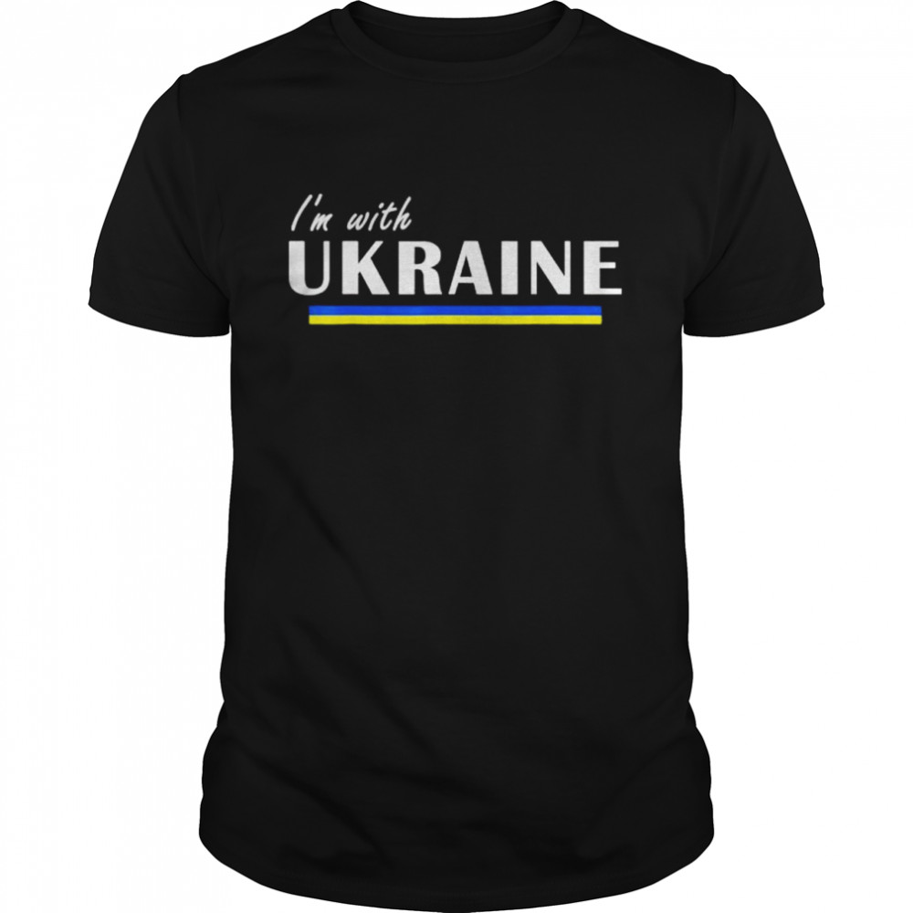 I am With Ukraine Ukraine Stop War shirt Classic Men's T-shirt