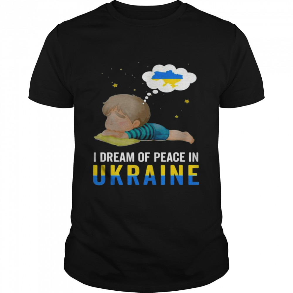 I Support Ukraine Flag for Kids and Toddlers Peace Classic shirt