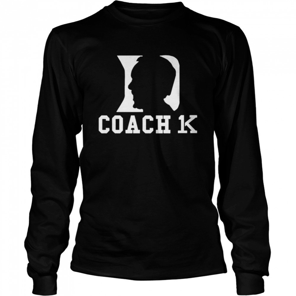 Duke Coach K Basketball Lovers  Long Sleeved T-shirt
