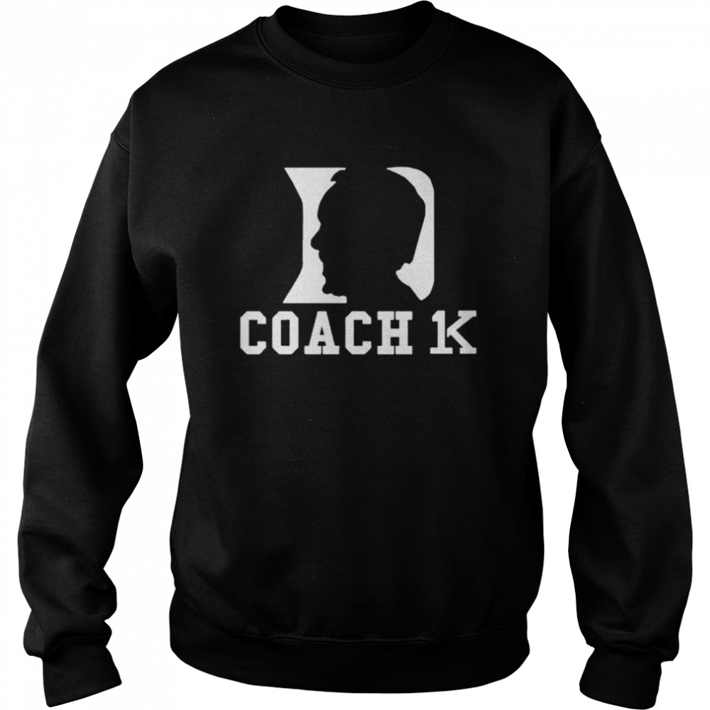 Duke Coach K Basketball Lovers  Unisex Sweatshirt