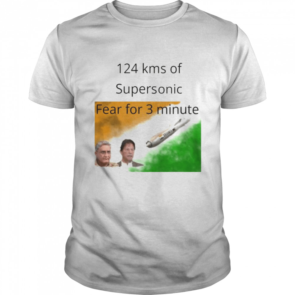 124 Kms Of Supersonic Fear For 3 Minutes Shirt