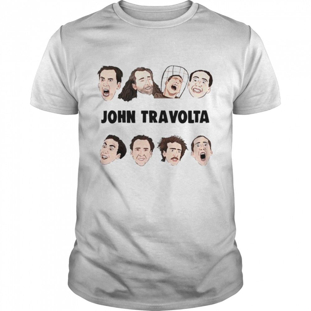John Travolta Nicolas Cage T-Shirt